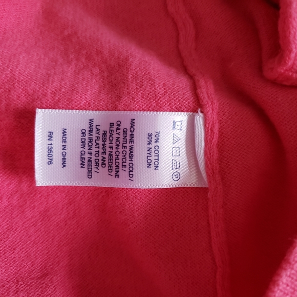 C.wonder Bright Pink Cotton Blend Cardigan - Picture 5 of 5